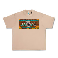 Burro western heifer mom with sunflowers and turquoise license plate Urban Heavy Tee - Artiststas