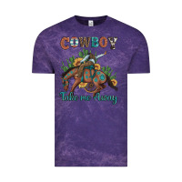 Cloud Purple cowboy take me away rodeo Vintage Tee - Artiststas