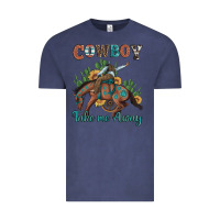 Vintage Denim cowboy take me away rodeo Vintage Tee - Artiststas