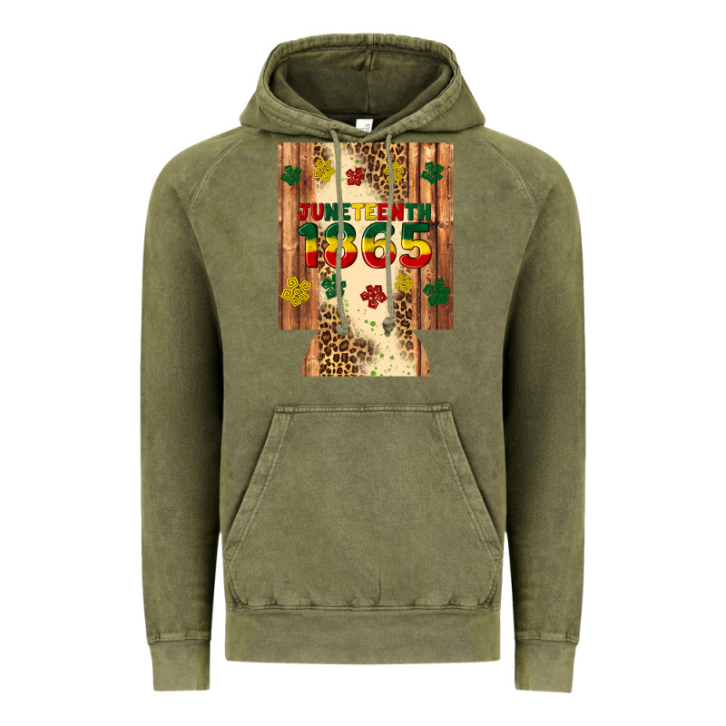 Juneteenth 1865 12 Oz Can Cooler (regular) Vintage Hoodie by Artiststas | Teevron