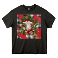Asphalt Christmas merino Heavy Core Tee - BarkalooDesign