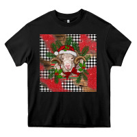 Black Christmas merino Heavy Core Tee - BarkalooDesign