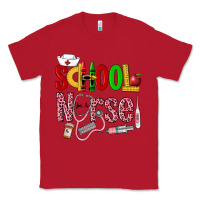 Red School Nurse Classic Tee - LillyAllenDesigns