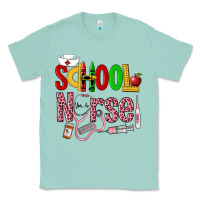 Seafoam School Nurse Classic Tee - LillyAllenDesigns