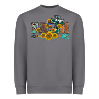 Storm western faith arrow sunflowers Heavyweight Sweatshirt - BarkalooDesign