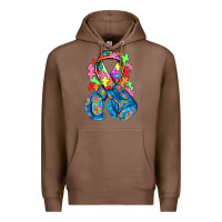 Chestnut autism awareness with boxing gloves Premium Hoodie - NancyCooperArtShop