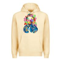 Pina Colada autism awareness with boxing gloves Premium Hoodie - NancyCooperArtShop