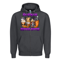 Smoke Nightmare Before Coffee Cups Zipper Hoodie - MaliasSmallBusiness