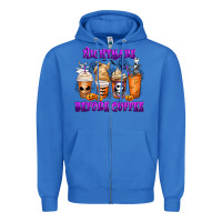 True Royal Nightmare Before Coffee Cups Zipper Hoodie - MaliasSmallBusiness
