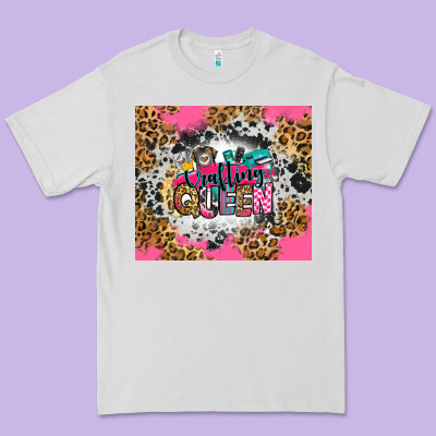 Crafting Queen Premium Tee Designed By Zillion Design Studio