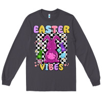 Smoke easter vibes peep faux sequin Long Sleeve Tee - MaliasSmallBusiness