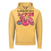 Vintage Mustard in october we wear pink Vintage Hoodie - JahusDesignShop