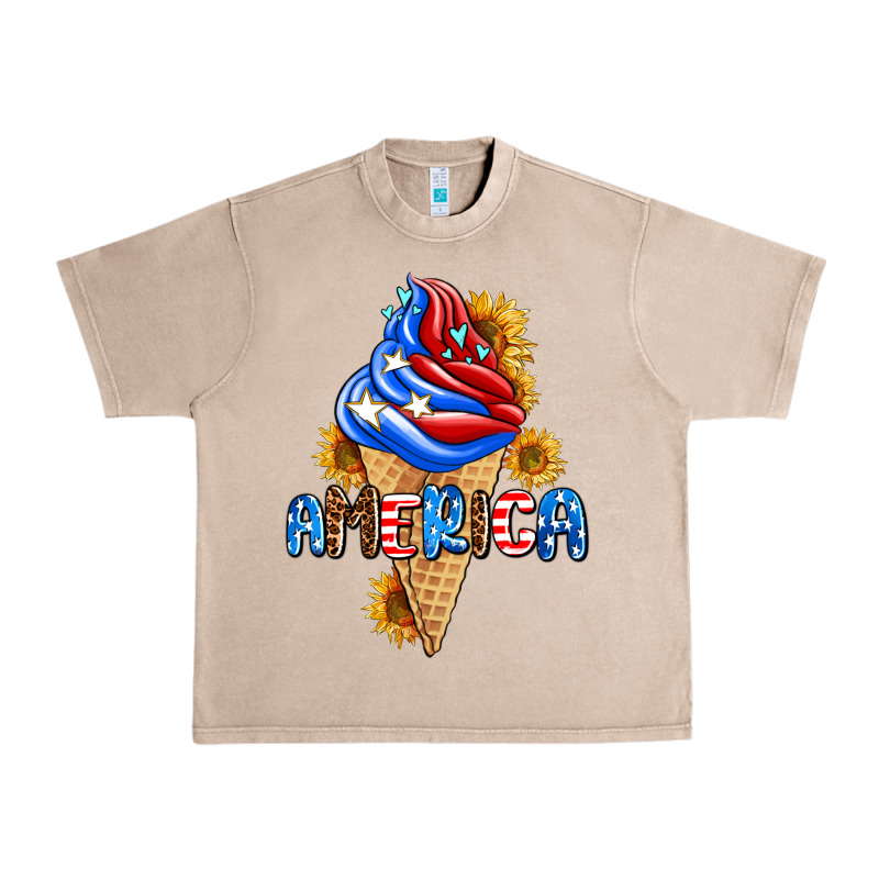 Ice Cream America Urban Heavy Tee by AdoDesignShop | Teevron