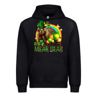 Black St. Patrick's Day mear bear Urban Hoodie - HowdyJamesFarm