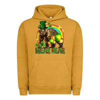 Pigment Peanut Butter St. Patrick's Day mear bear Urban Hoodie - HowdyJamesFarm