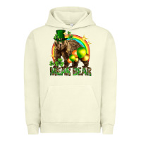 Pigment Pistachio St. Patrick's Day mear bear Urban Hoodie - HowdyJamesFarm