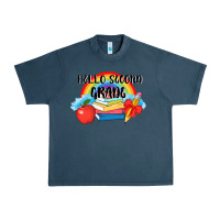 Midnight Navy back to school hello second grade 3200x2400 Urban Heavy Tee - AdoDesignShop