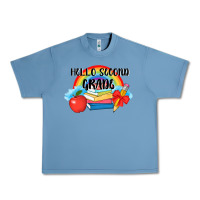 Pebble Blue back to school hello second grade 3200x2400 Urban Heavy Tee - AdoDesignShop