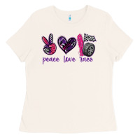 Bone peace love race Ladies Tee - texasbilliewilder