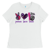 Peace Love Race Ladies Tee | Teevron