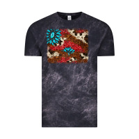Cloud Black gemstone cowhide background Vintage Tee - AdoDesignShop