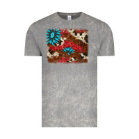 Cloud Rock gemstone cowhide background Vintage Tee - AdoDesignShop