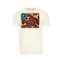 Vintage Arctic gemstone cowhide background Vintage Tee - AdoDesignShop