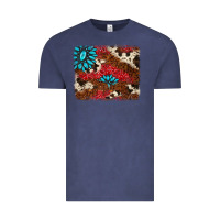 Vintage Denim gemstone cowhide background Vintage Tee - AdoDesignShop