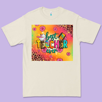 Best Teacher Ever Premium Tee Designed By Zillion Design Studio