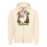 Sandshell Don't stop believin' Zipper Hoodie - NancyCooperArtShop