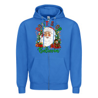 True Royal Don't stop believin' Zipper Hoodie - NancyCooperArtShop