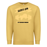 Antique Gold Sloth s Gym Premium Sweatshirt - Bettercallsaul