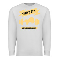 Dove Grey Sloth s Gym Premium Sweatshirt - Bettercallsaul