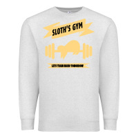 Oatmeal Heather Sloth s Gym Premium Sweatshirt - Bettercallsaul