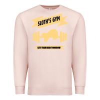 Pale Pink Sloth s Gym Premium Sweatshirt - Bettercallsaul