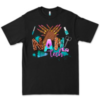 Black nail tech Premium Tee - AdoDesignShop