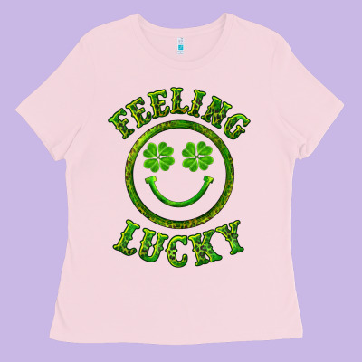 Feeling Lucky With Leopard Ladies Tee Designed By Ranaportraitstore