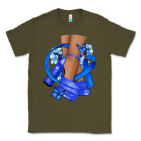 Army Green colon cancer heels Classic Tee - NancyCooperArtShop