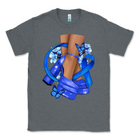 Charcoal Heather colon cancer heels Classic Tee - NancyCooperArtShop