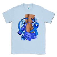Dusty Blue colon cancer heels Classic Tee - NancyCooperArtShop
