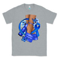 Heather Grey colon cancer heels Classic Tee - NancyCooperArtShop