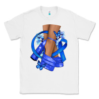 White colon cancer heels Classic Tee - NancyCooperArtShop