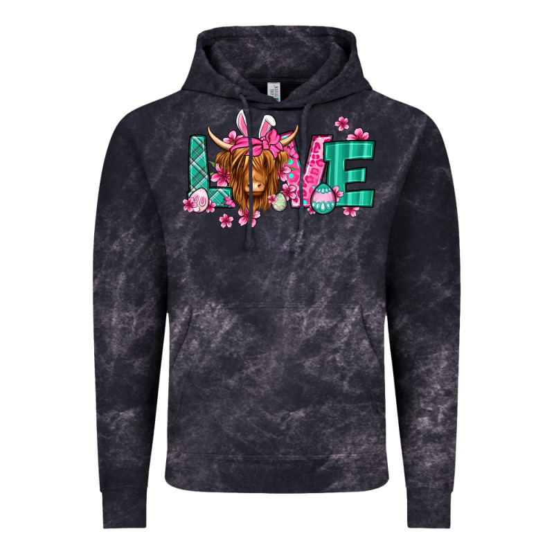 Love Easter Floral Longhaired Cow Vintage Hoodie by Jasminsmagicworld | Teevron