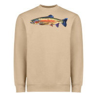 Mushroom Rainbow Trout Heavyweight Sweatshirt - LillyAllenDesigns