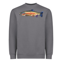 Storm Rainbow Trout Heavyweight Sweatshirt - LillyAllenDesigns