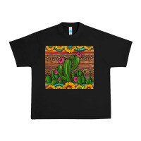 Black sunflowers turquoise serape cactus tumbler Urban Heavy Tee - Artiststas