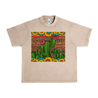 French Oak sunflowers turquoise serape cactus tumbler Urban Heavy Tee - Artiststas