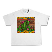 Lunar Rock sunflowers turquoise serape cactus tumbler Urban Heavy Tee - Artiststas