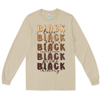 Mushroom black history Long Sleeve Tee - MaliasSmallBusiness