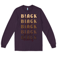 Plum black history Long Sleeve Tee - MaliasSmallBusiness